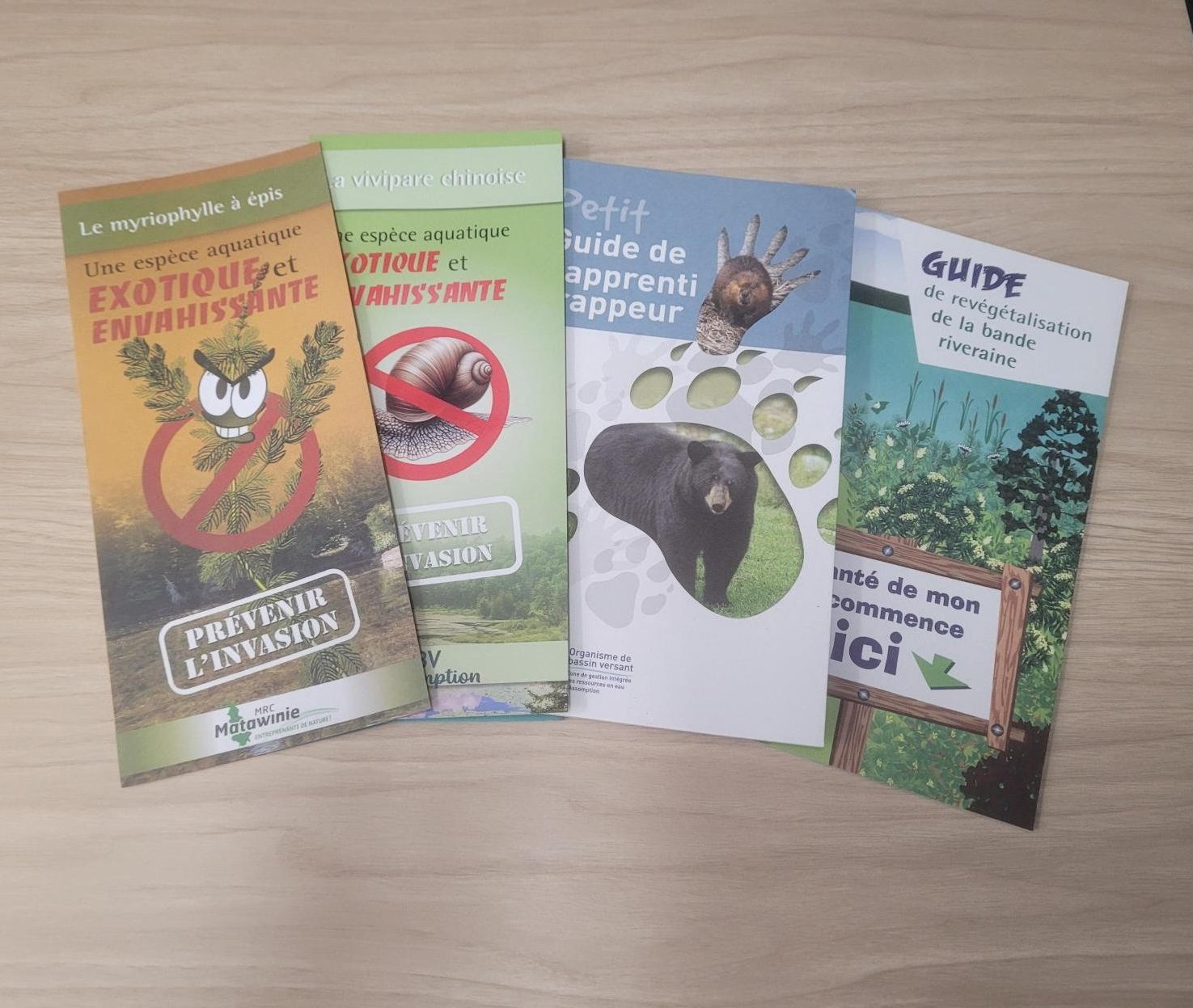 Dépliants de sensibilisation